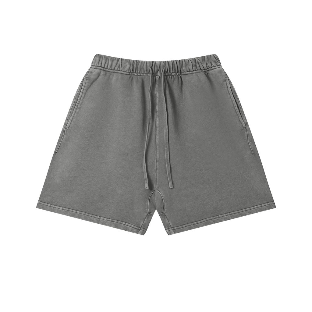 Essential Vintage Cotton Shorts Dark Gray