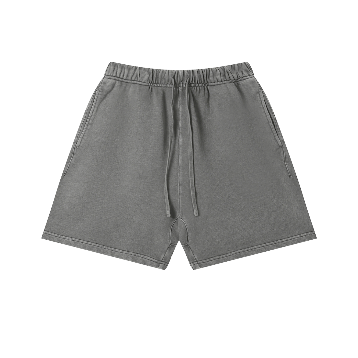 Essential Vintage Cotton Shorts Dark Gray