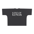 KING OF KINGS Oversized One-Piece Tee Dark Gray