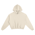 Essential Cotton Cropped Hoodie Apricot