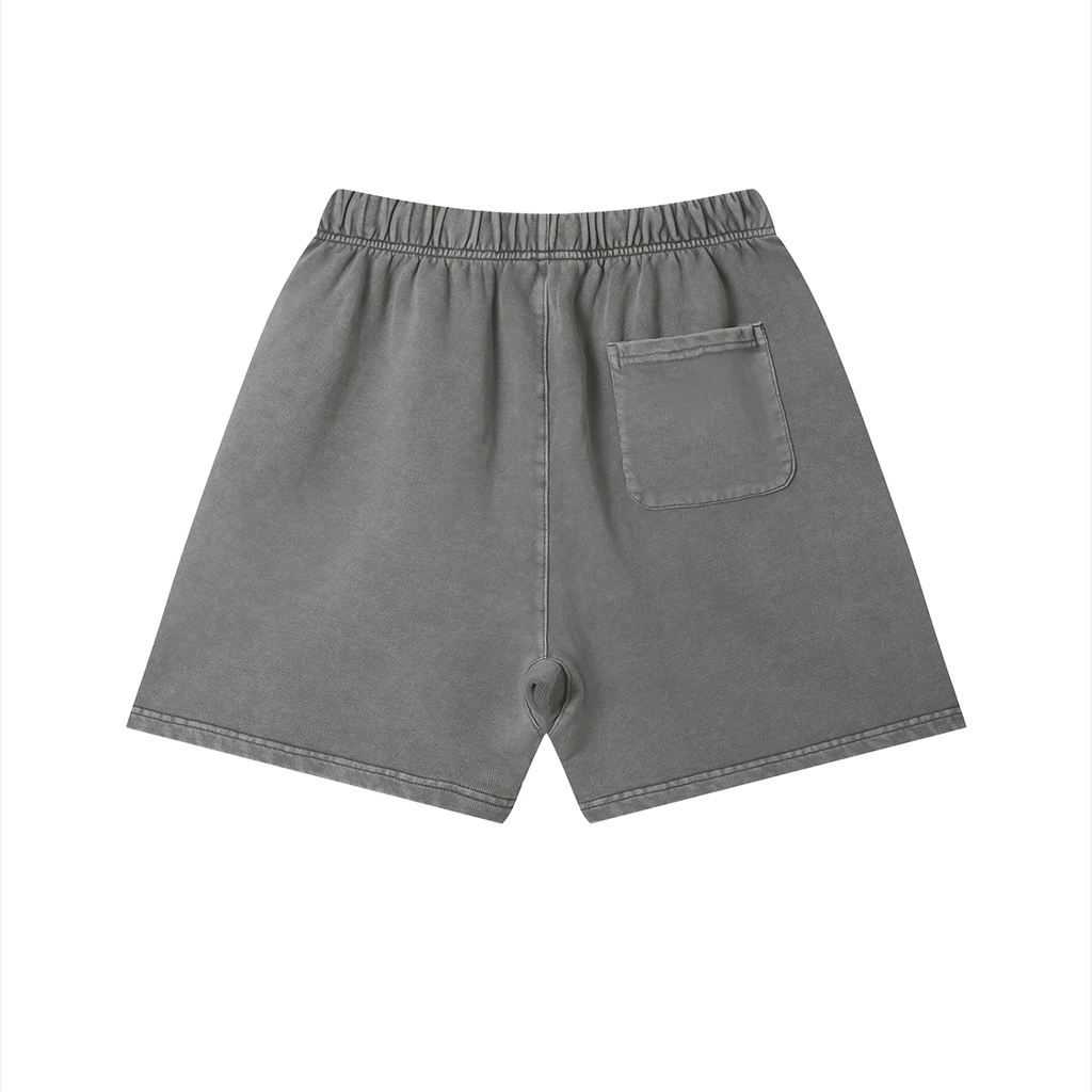 Essential Vintage Cotton Shorts Dark Gray