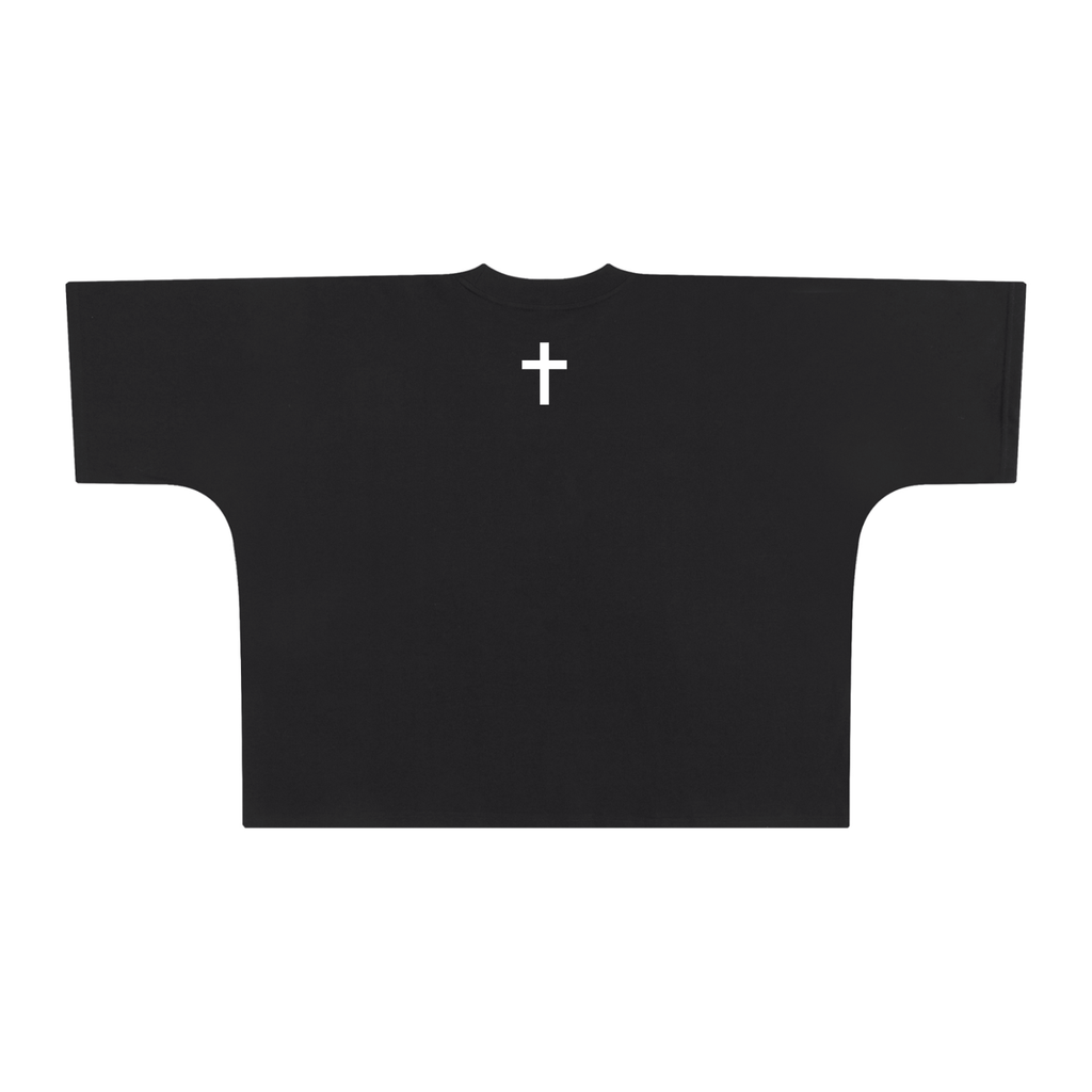 KING OF KINGS Oversized One-Piece Tee Black